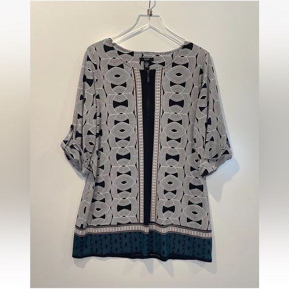 Alfani Dresses & Skirts - Alfani Petite Geometric Print Shift‎ Dress Womens Size LP (497)